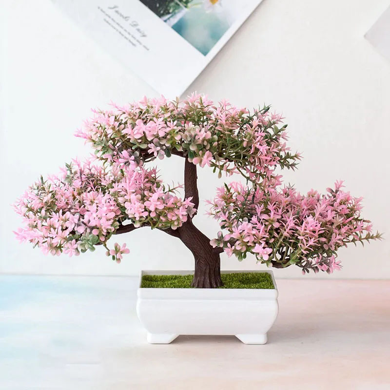 Bonsai Repotting Mat - Artificial Plants Bonsai Fake Plant Flowers