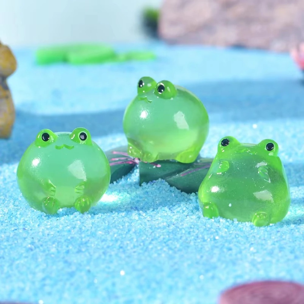 5-30pcs Luminous Green Frogs D - First Bonsai Garden ulasan dan harga