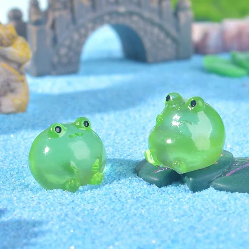 5-30pcs Luminous Green Frogs D - First Bonsai Garden ulasan dan harga