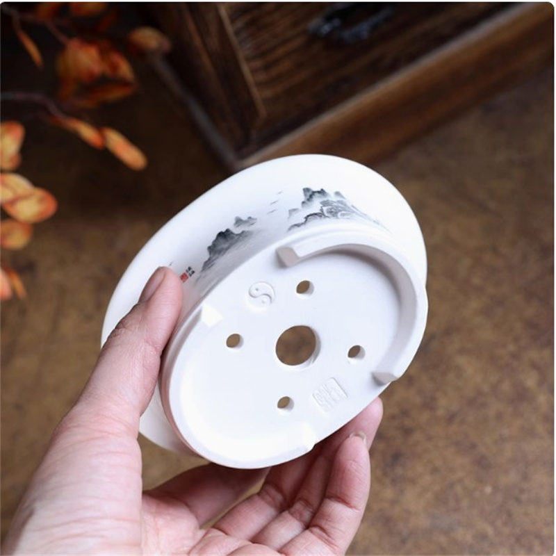 Porcelain White Oval Bonsai Po - Bonsai Repotting Mat ulasan dan harga