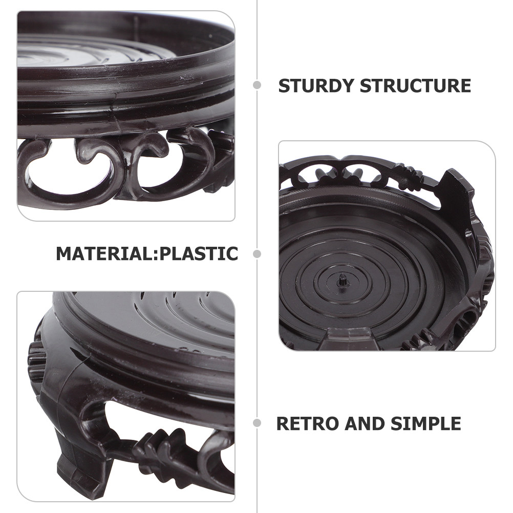 4Pcs Plastic Plant Pot Riser S - Bonsai Garden Display ulasan dan harga