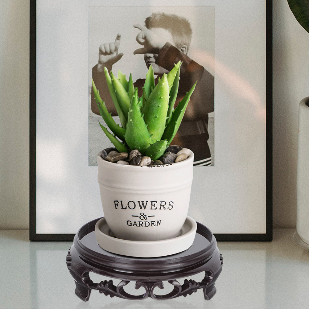 4Pcs Plastic Plant Pot Riser S - Bonsai Garden Display ulasan dan harga