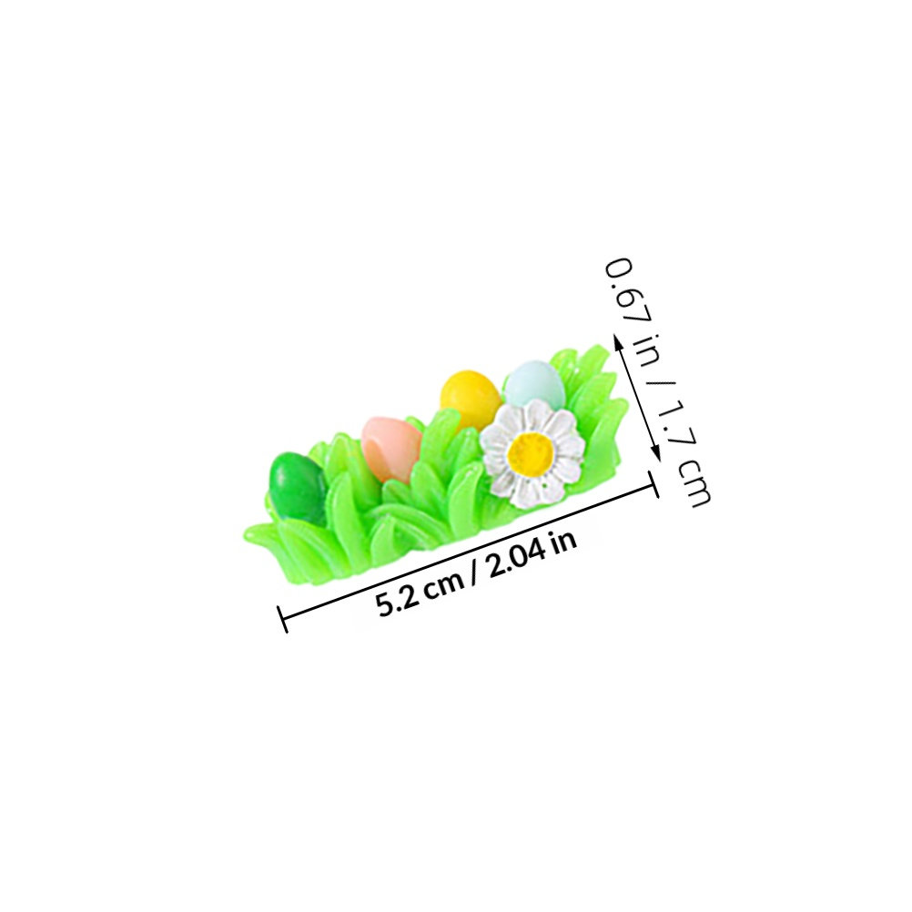 13Pcs Resin Easter Bunny Lands - Bonsai Garden Display ulasan dan harga