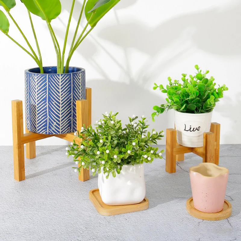 Plant Flower Pot Stand Small D - Bonsai Garden Display ulasan dan harga