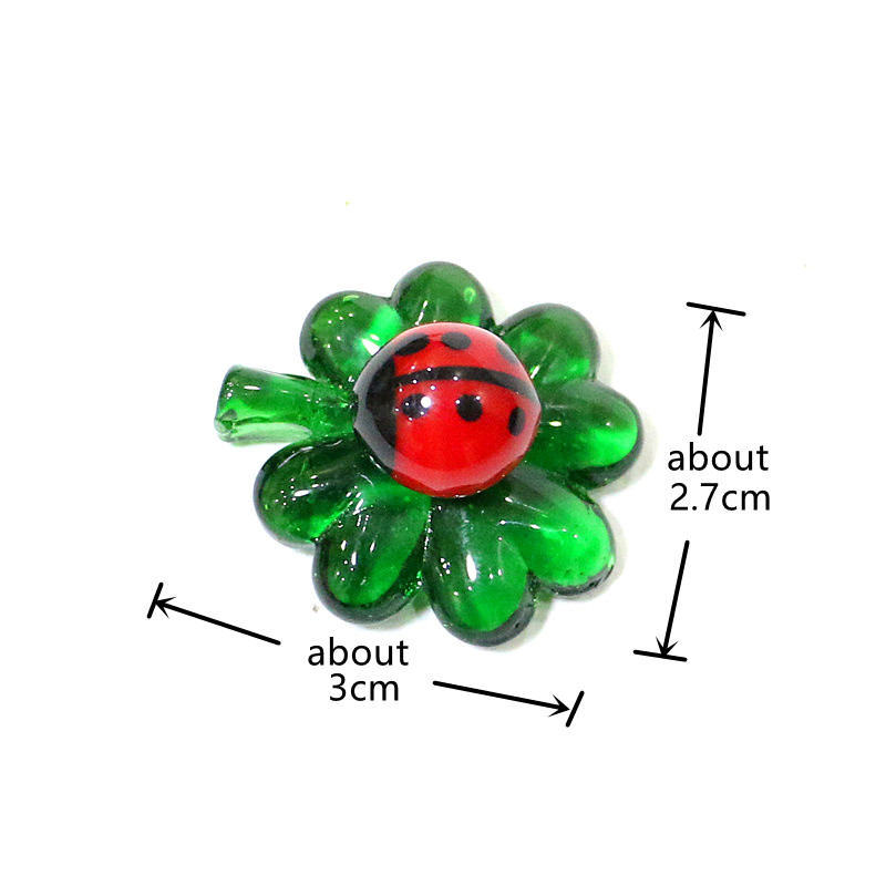 5pcs Green Mini Glass Four-Lea - Bonsai Repotting Mat ulasan dan harga