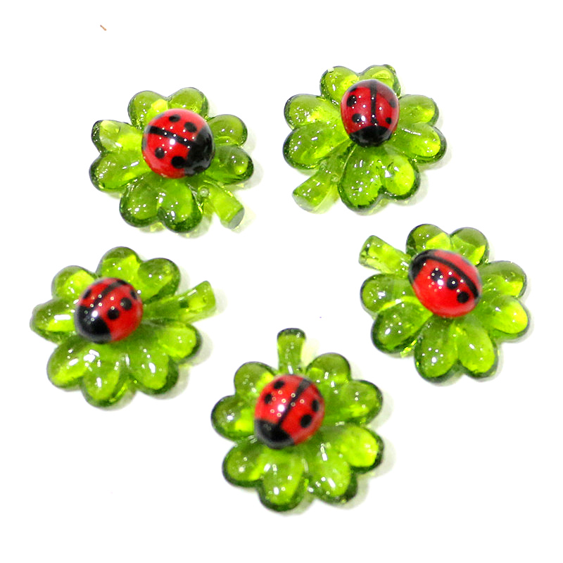 5pcs Green Mini Glass Four-Lea - Bonsai Repotting Mat ulasan dan harga