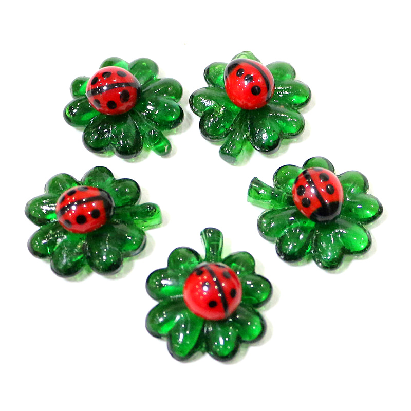 5pcs Green Mini Glass Four-Lea - Bonsai Repotting Mat ulasan dan harga
