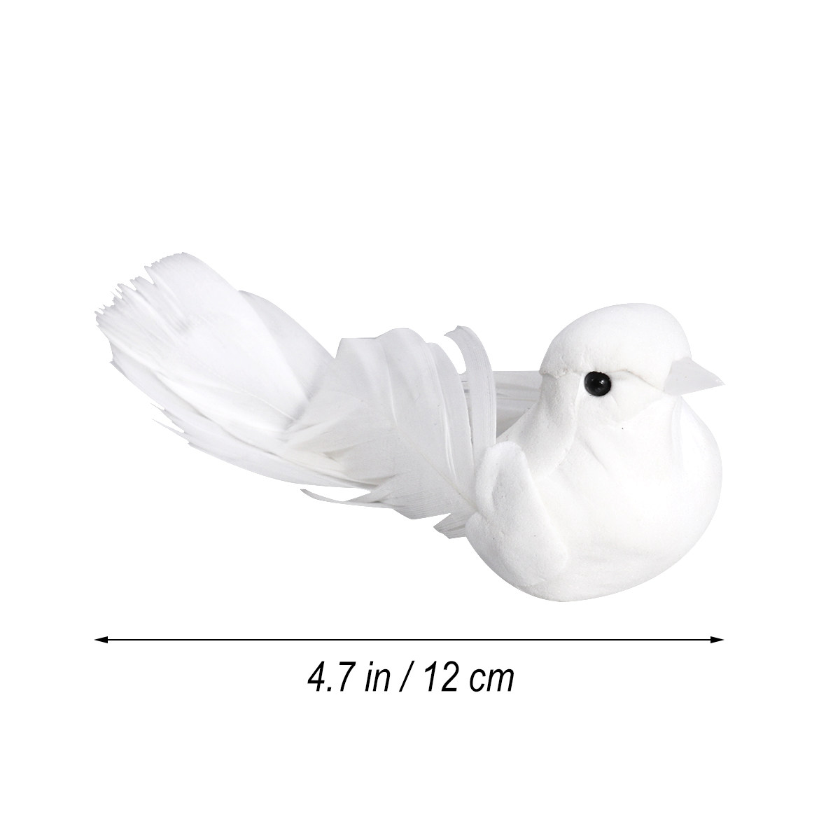 2Pcs Artificial Feather Birds  - Bonsai Garden Display ulasan dan harga