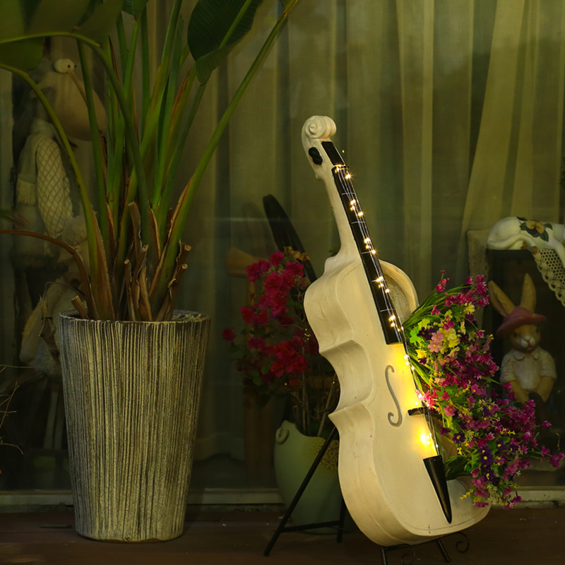 Cello-Shaped Garden Statue Lar - Bonsai Garden Display ulasan dan harga