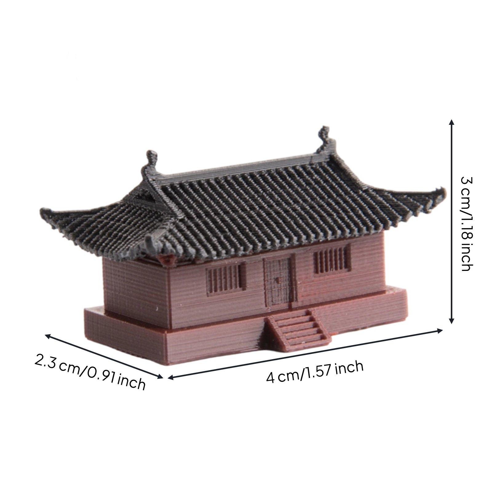 Handcrafted Resin House Figuri - Bonsai Garden Display ulasan dan harga