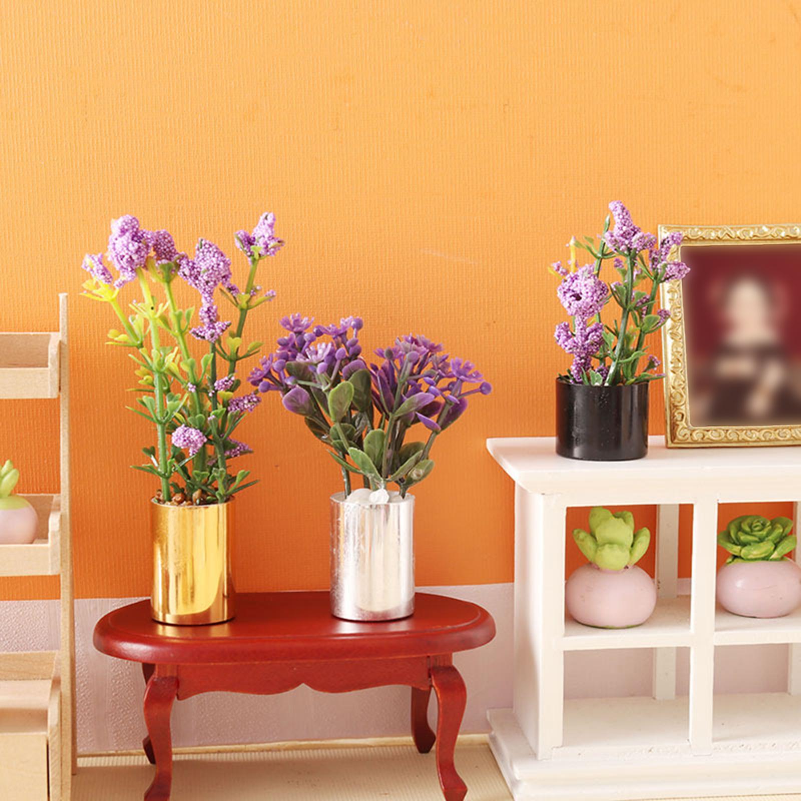 Miniature Potted Plant Ornamen - Bonsai Garden Display ulasan dan harga